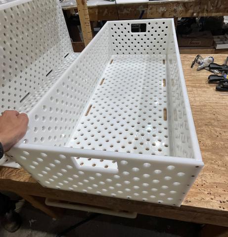 Perforated tray